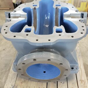 Internal coating of a pump completed by Coatech Baton Rouge. 
