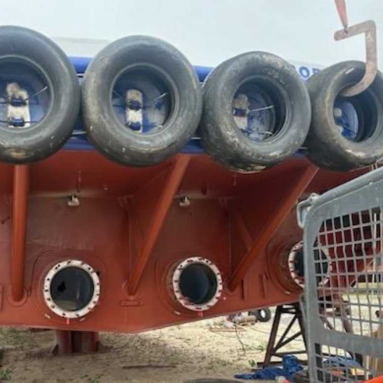 Boat thruster blast, rebuild, coating.